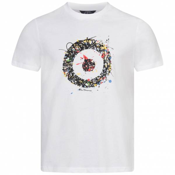 Image of BEN SHERMAN Painted Target Uomo T-shirt 0071783BIANCO064