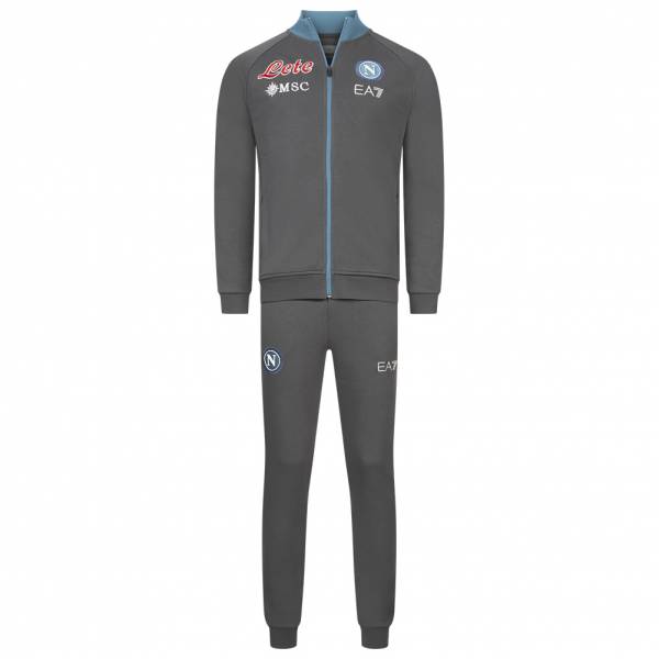 SSC Neapel EA7 Emporio Armani Men UEFA Tracksuit gray EASSCN23R16-MAGNET