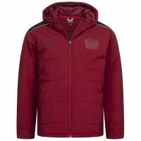 Bayer 04 Leverkusen CASTORE Hommes Veste d'hiver TM1491B-ROUGENOIR