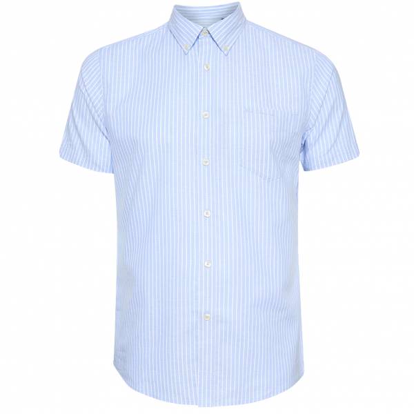 BEN SHERMAN Casual Uomo Camicia a maniche corte 1012799-BLU