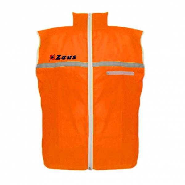 Image of Zeus Uomo Gilet da corsa catarifrangente arancione064