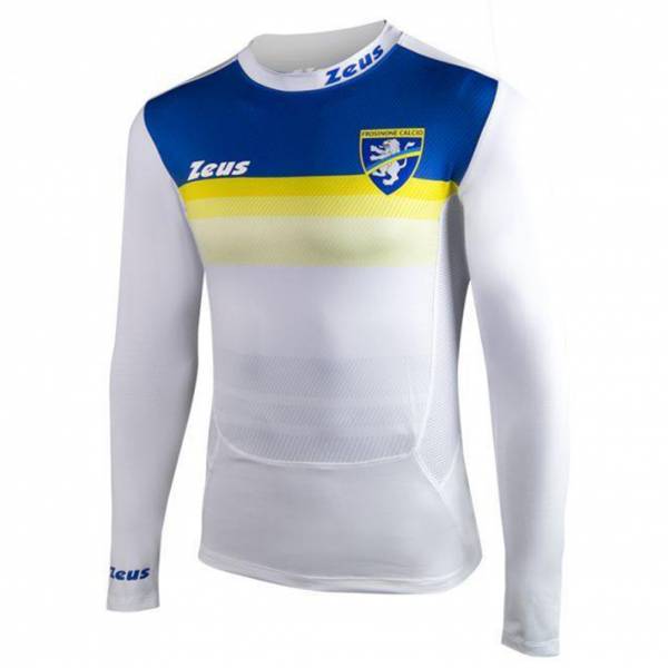 Frosinone Calcio Zeus Uomo Maglietta sportiva bianco blu