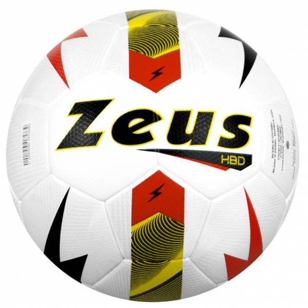 Zeus Pallone Hybrid Voetbal wit/rood