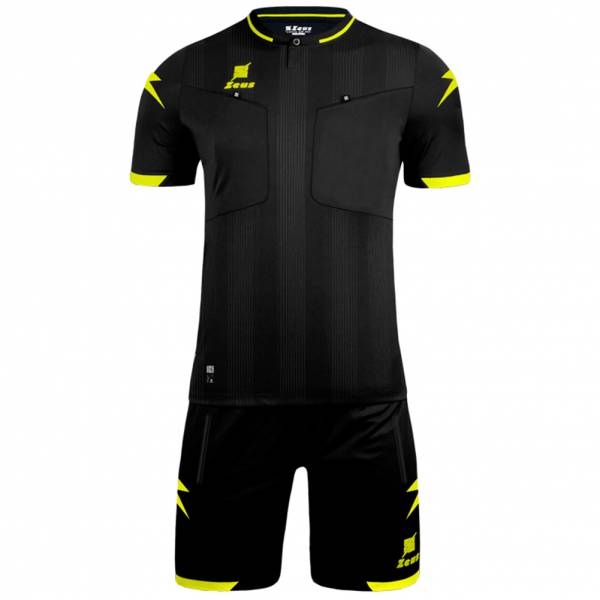 Zeus Kit Arbitro Marko Divisa da arbitro 2 pezzi Nero/Giallo