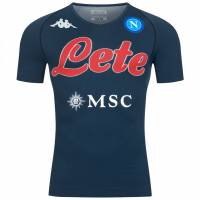 SSC Napoli Kappa Uomo Funzionale Maglia per l'allenamento 31125EW-BLUE-DEEP