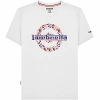 Lambretta Paisley Logo Heren T-shirt SS1011-WHT