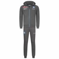 SSC Neapel EA7 Emporio Armani Heren Trainingspak met capuchon grijs EASSCN23R09-MAGNET