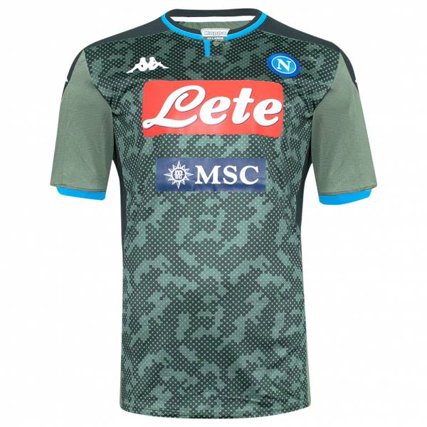 SSC Napoli Kappa Kombat Pro Hombre Camiseta 304NWA0-VERDE FANTASÍA-VERDE