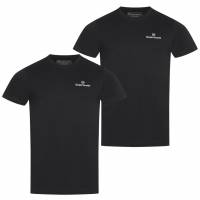 Sergio Tacchini Men Undershirts round neck Pack of 2 black 39493136