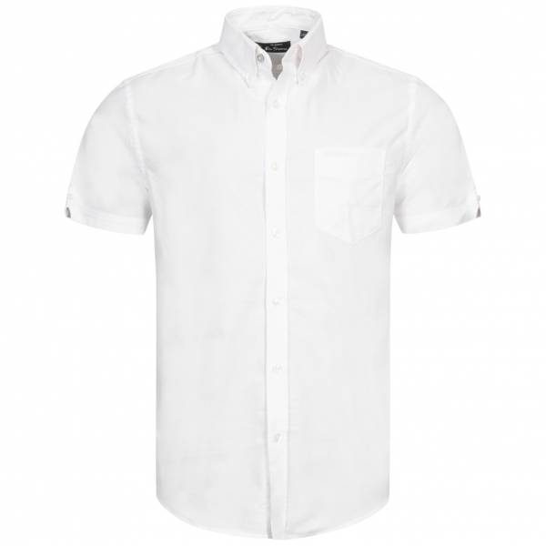 Image of BEN SHERMAN Casual Uomo Camicia a maniche corte 0075983BIANCO064