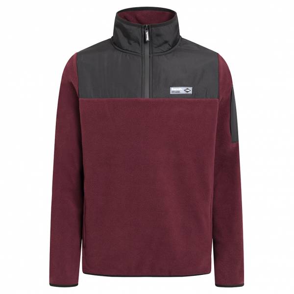 Bench Cullins Uomo 1/2-Zip Maglietta 124740-031-BORGOGNA