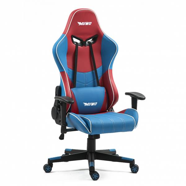 MUWO &quot;Hero&quot; esports Silla gaming azul/rojo