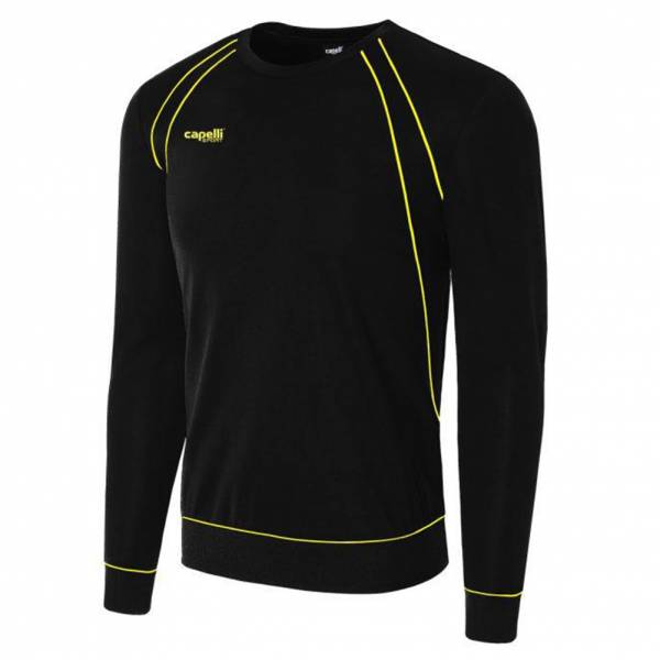 Capelli Sport Raven Hommes Sweat-shirt d&#039;entraînement AGA-1280X-noir/jaune