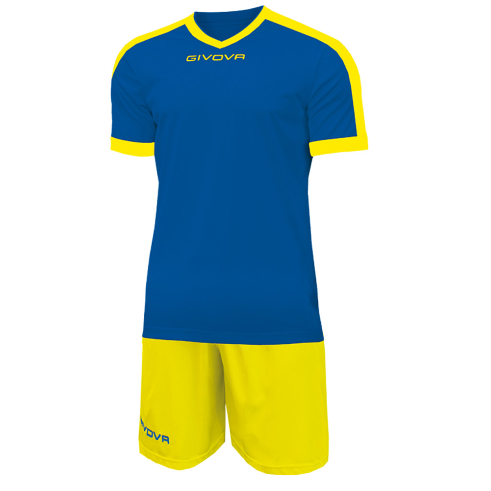 Download Givova Kit Revolution Football Jersey with Short Blue ...