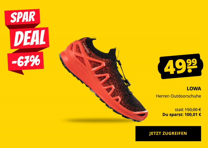 LOWA Herren Outdoorschuhe nur 49,99 €!