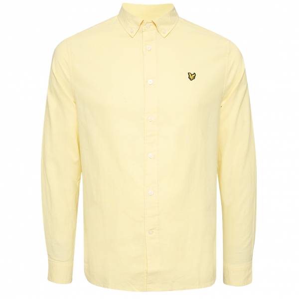 Lyle &amp; Scott Men Long-sleeved Linen Shirt LW1224V-W325