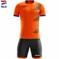 Zeus Mundial Teamwear Set Shirt met short oranje zwart