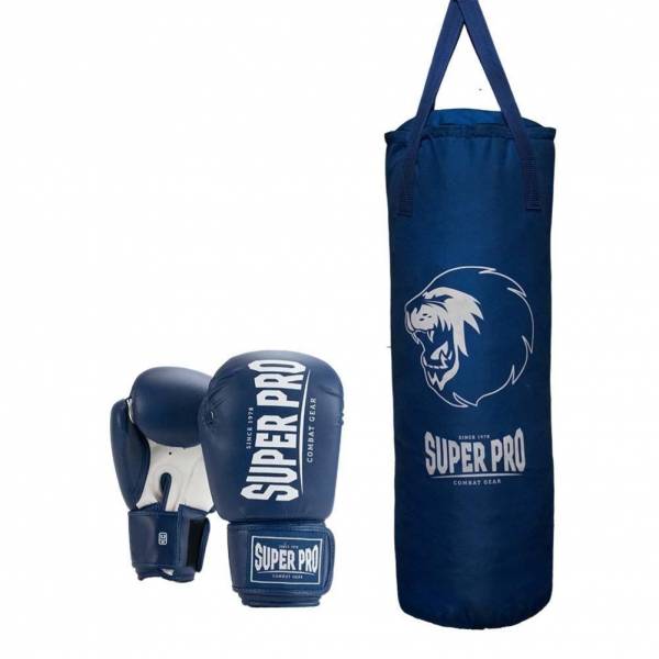 Super Pro Unisex Combat Gear Punching Bag Caja Conjunto SPKP180-60100