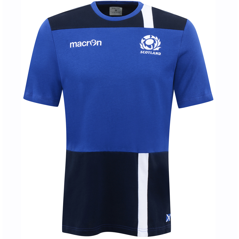 Scotland SRU macron rugby Men leisure shirt 58080338 | SportSpar.com
