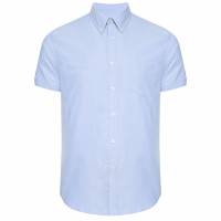 BEN SHERMAN Casual Heren Hemd met korte mouwen 1012798-BLAUW