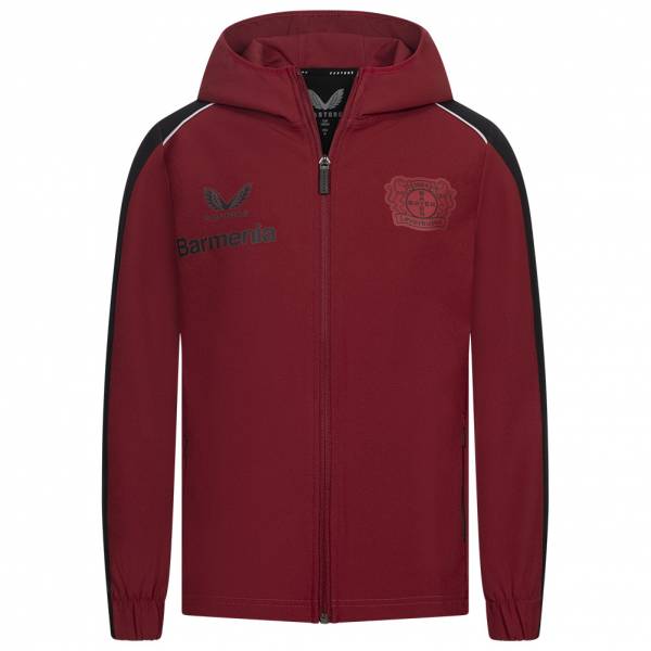 Image of Bayer 04 Leverkusen CASTORE Bambini Giacca con cappuccio TJ1494-ROSSONERO064