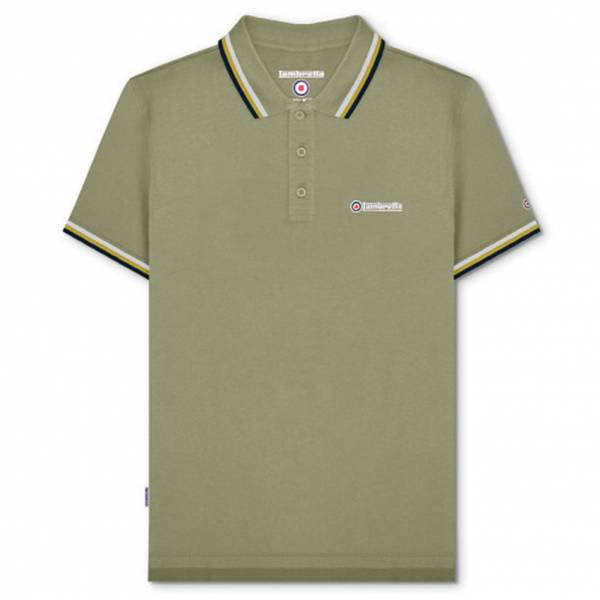 Lambretta Triple Tipped Hommes Polo SS1650-DS/W/P/N