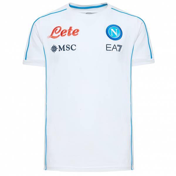 SSC Neapel EA7 Emporio Armani Kinderen Presentatie T-shirt wit EA7SSCN94JR-WIT