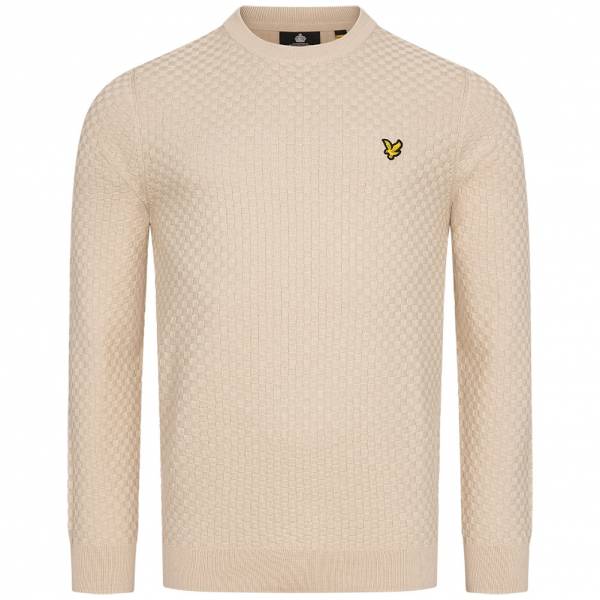 Lyle &amp; Scott Checkerboard Knit Crew Mężczyźni Bluza KN1401V-Z745