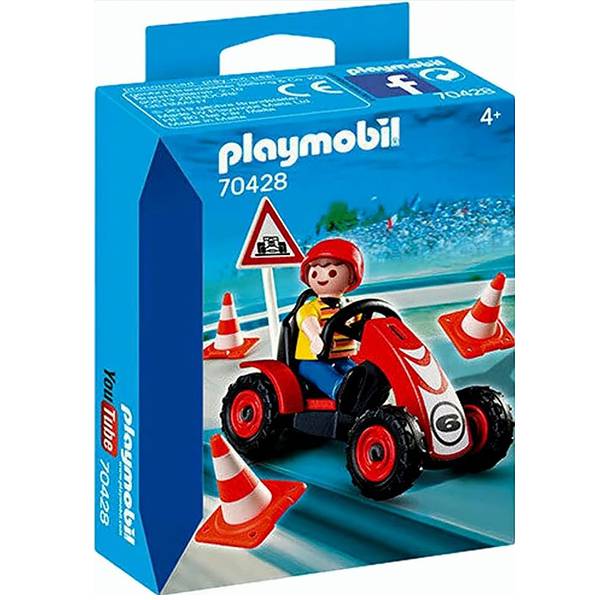 PLAYMOBIL® Dziecko z wózkiem wyścigowym 70428