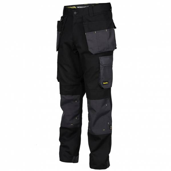 Bench Workwear Boston Cordura Hombre Pantalón de trabajo BNCH 015-Negro/Gris