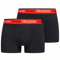 Kappa Uomo Boxer Set da 2 322914W-Nero/Rosso