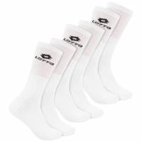 Lotto Unisex Calcetines de tenis 3 pares blanco 240350