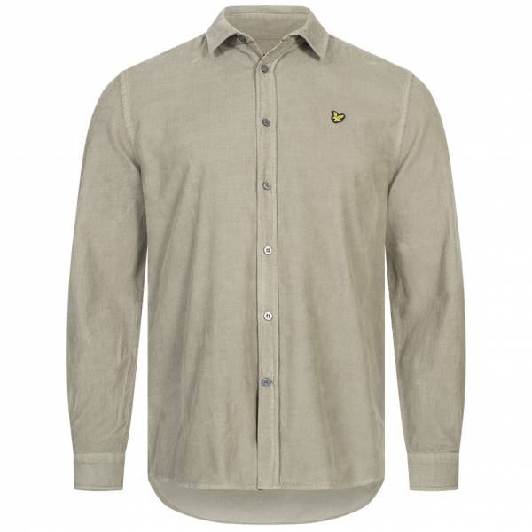 Lyle y Scott Needle Cord Hombre Camisa de manga larga LW1710V-W783