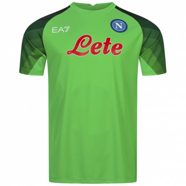 SSC Neapel EA7 Emporio Armani Heren UEFA Shirt groen EASSCN23TU02-GROEN