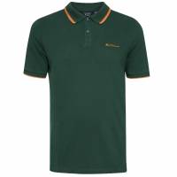 BEN SHERMAN Twin Tipped Mężczyźni Koszulka polo 0076270-CIEMNOZIELONY