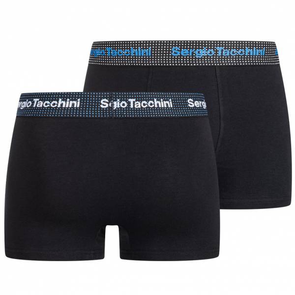 Sergio Tacchini Hommes Boxer-short Lot de 2 SA8956374-Bleu/Blanc