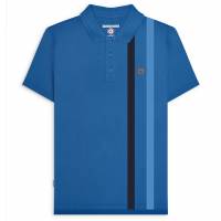 Lambretta Cut & Sew Mężczyźni Koszulka polo SS1222-DK NIEBIESKI