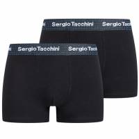 Sergio Tacchini Hommes Boxer-short Lot de 2 SA8957777-Blanc