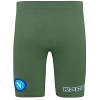 SSC Napoli Kappa Kombat Nusas Men Compression Shorts 303GBM0-VERDE