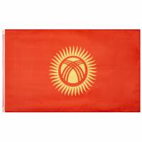 Kirgizië / Kirgistan Vlag MUWO 
