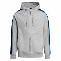 Bench Varni Heren Hooded Sweatjas 126697-013-GRIJS-MERM