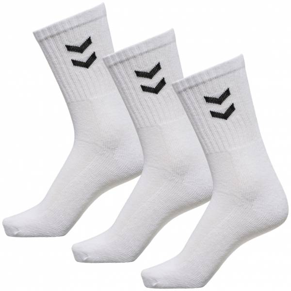 hummel Basic Sportsocken 3 Paar weiß 022030-9001