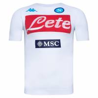 SSC Napoli Kappa Hommes Fonctionnel Maillot d'entraînement 3112P2W-BIANCO