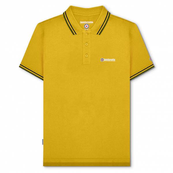 Lambretta Twin Tipped Men Polo Shirt SS1608-PF/NV/KHK