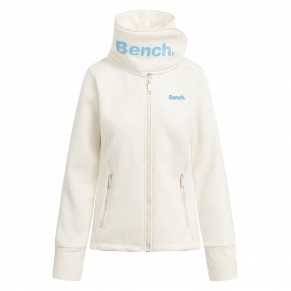 Bench Haylo Women Sweat Jacket with stand-up collar 117439-134-WINTER-WHITE