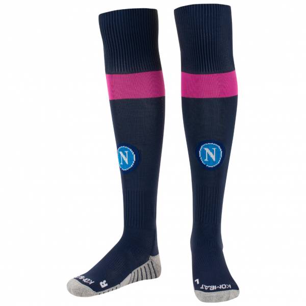 SSC Napoli Kappa Kombat Spark Pro Voetbalsokken 31125BW-BLAUW DIEP/ ROZE