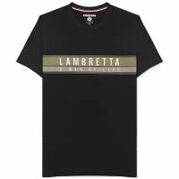 Lambretta Chest Stripe Heren T-shirt SS0157-BLK