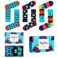 Happy Socks London Edition Coffret cadeau Chaussettes 3 paires SXLON08-6700