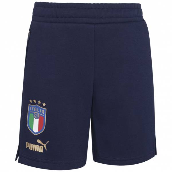 Image of Italia FIGC PUMA Bambini Casual Pantaloncini in felpa 767117-13064