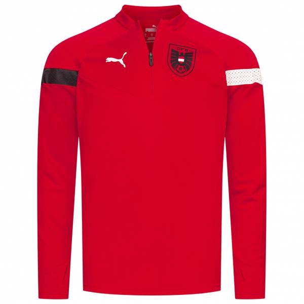 Austria ÖFB PUMA Training 1/4 Zip Mężczyźni Bluza 767823-02